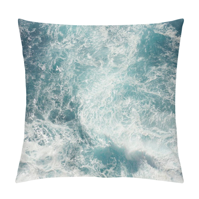 Personality  Overlooking The Blue Aegean Sea From The Acropolis, Lindos, Greece Pillow Covers