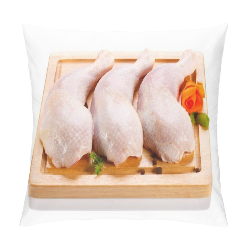 Personality  Raw Chicken Legs On Cutting Board Pillow Covers