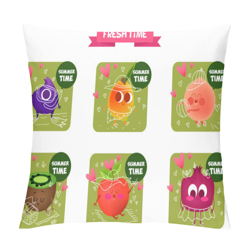 Personality  A Set Of Cute Fruit Pillow Covers