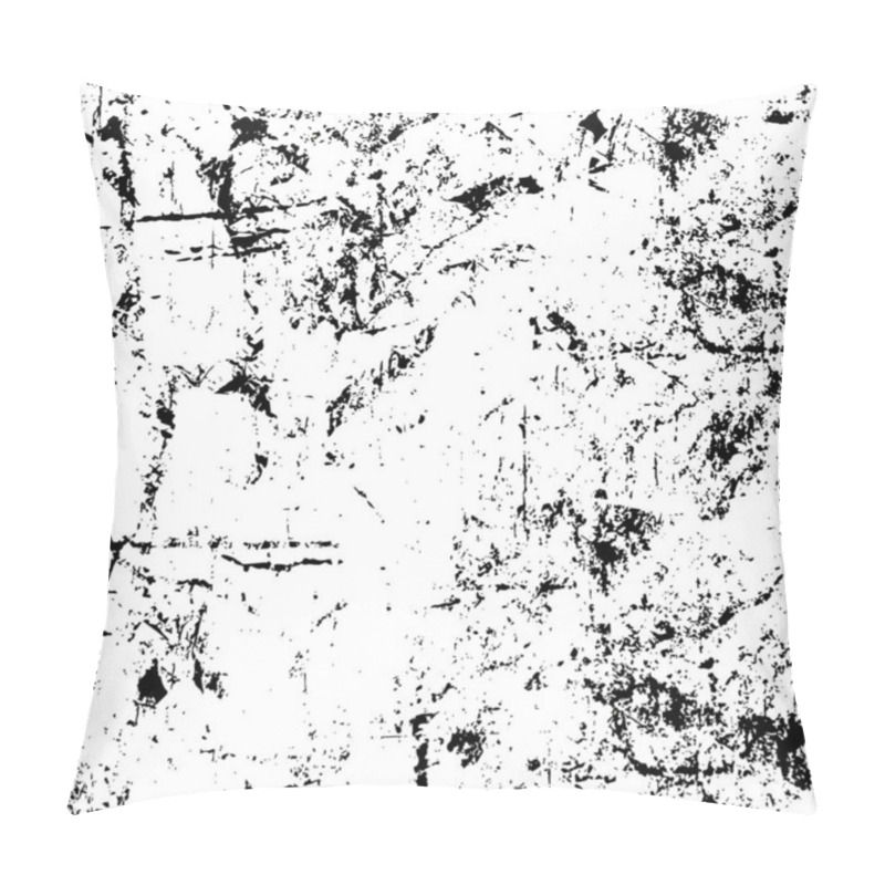 Personality  Distressed Overlay Texture Of Dust Metal, Cracked Peeled Concrete Pillow Covers