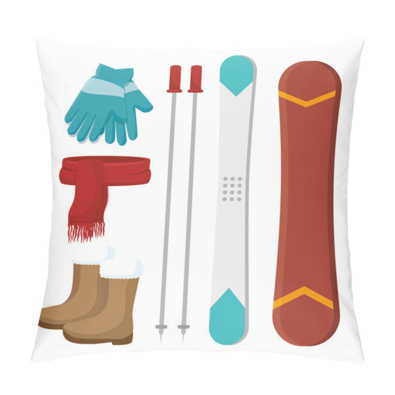 Personality  Winter Holiday Clothes Icon Pillow Covers