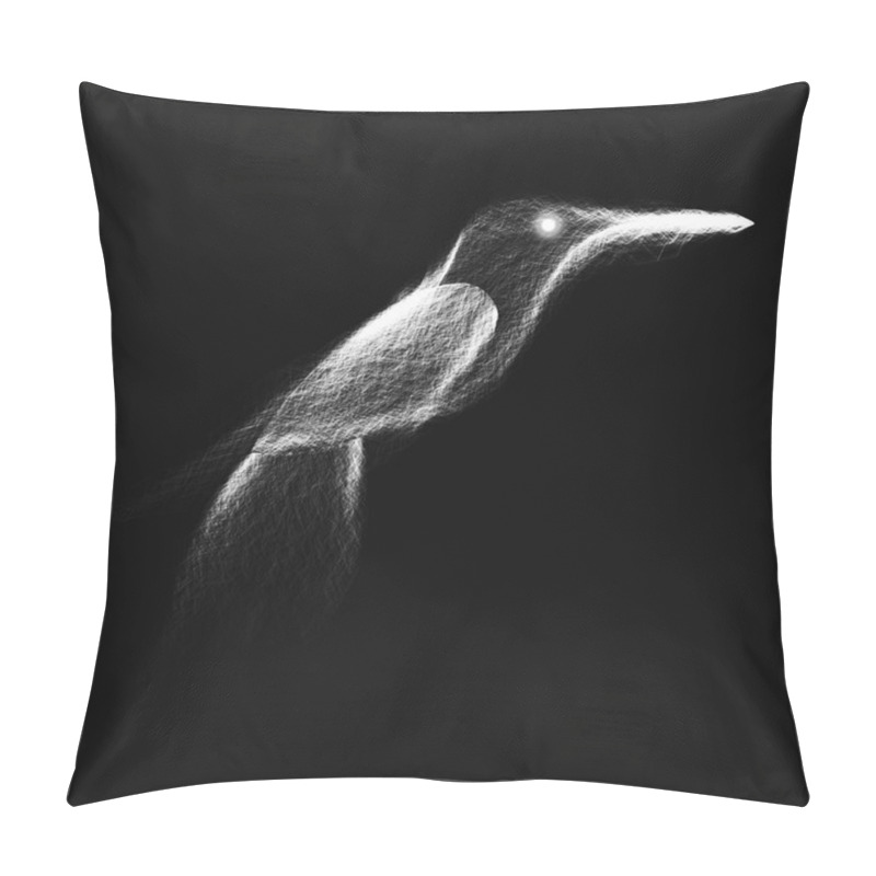 Personality  Neon Abstract  Hummingbird Pillow Covers