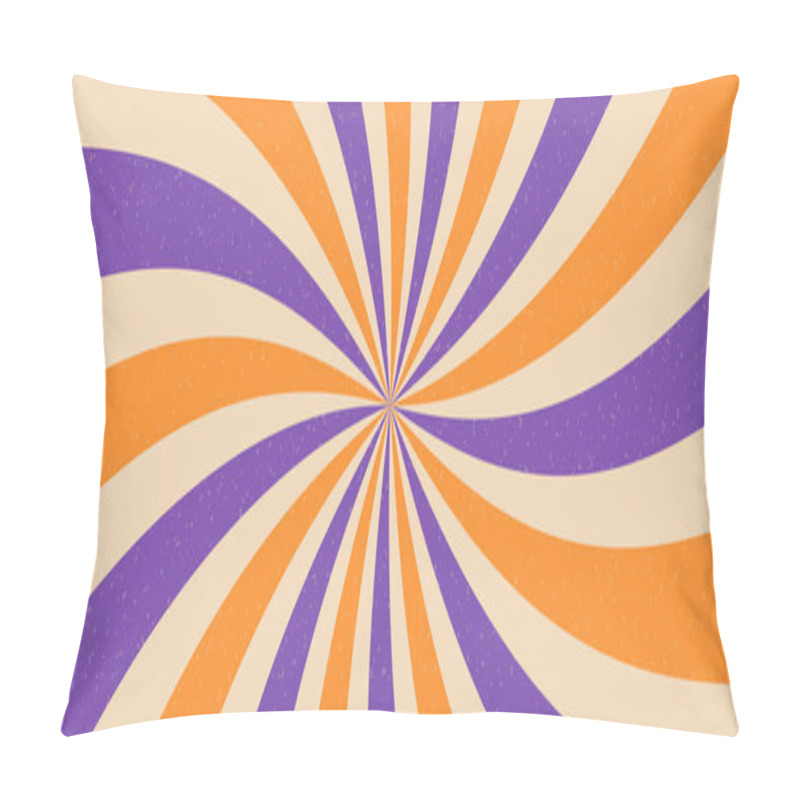 Personality  Retro Background With Rays Or Stripes In The Center. Vector Illustration. Pillow Covers