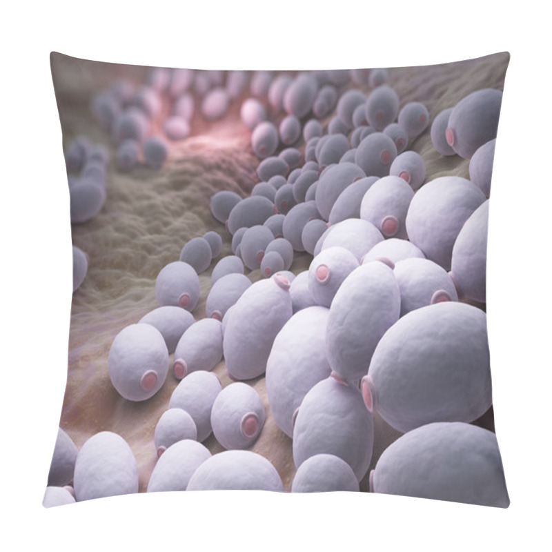 Personality  Candida Albicans Bacteria Pillow Covers