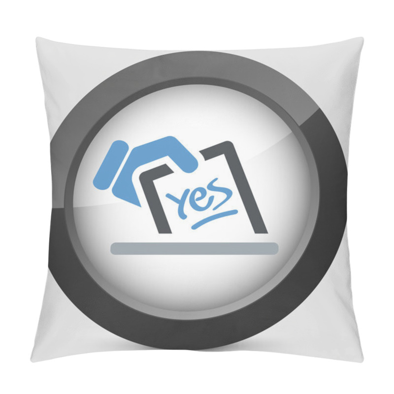 Personality  Vote Concept Icon Pillow Covers