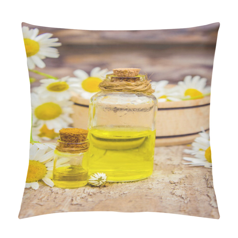 Personality  Extract Of Chamomile In A Small Bottle Milking Cosmetics And Treatment Pillow Covers