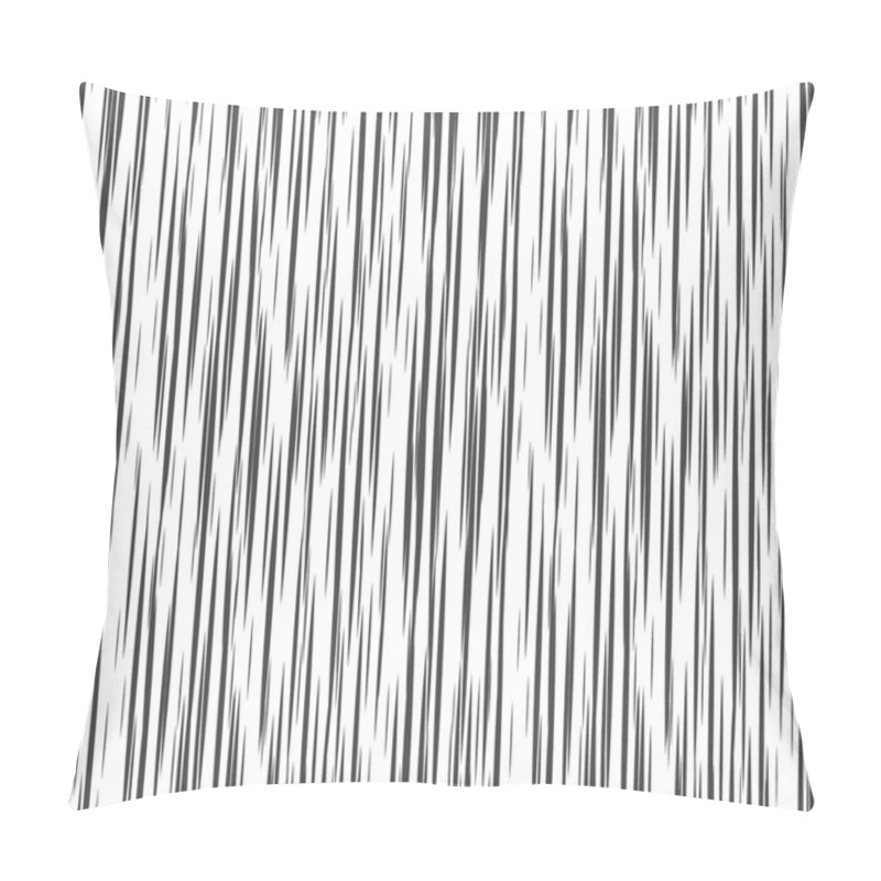 Personality  Striped Seamless Pattern With Vertical Line. Black And White Fashion Graphics Design. Strict Graphic Background. Retro Style. Template For Wallpaper, Wrapping, Textile, Fabric. Vector Illustration. Pillow Covers