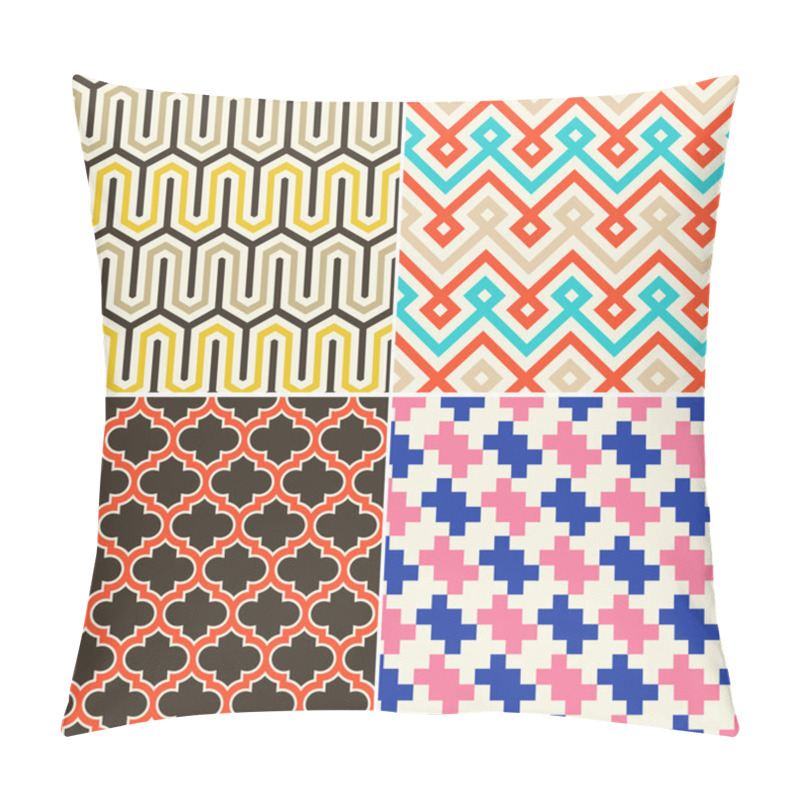 Personality  Seamless Abstract Geometric Pattern Pillow Covers