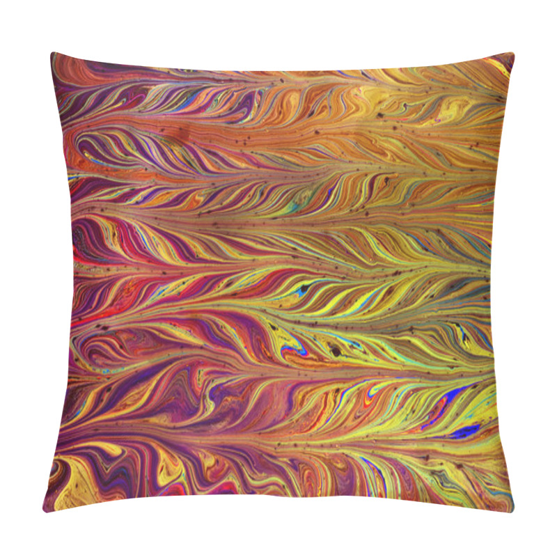 Personality  Marbled Paper Technique Pillow Covers