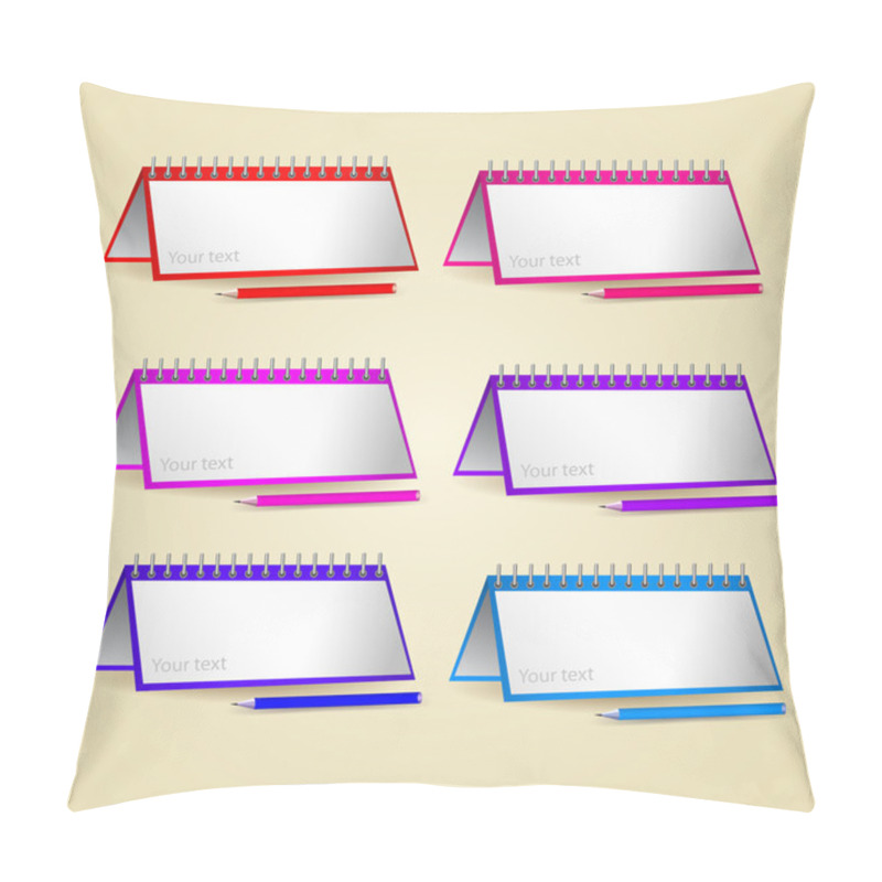 Personality  Vector Set Of Papers And Pencils Pillow Covers