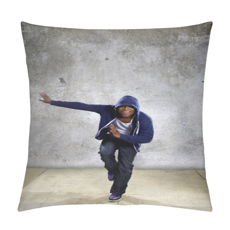 Personality  Black Male Dancing Hip Hop Pillow Covers