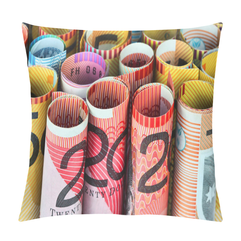 Personality  Rolls Of Money Pillow Covers