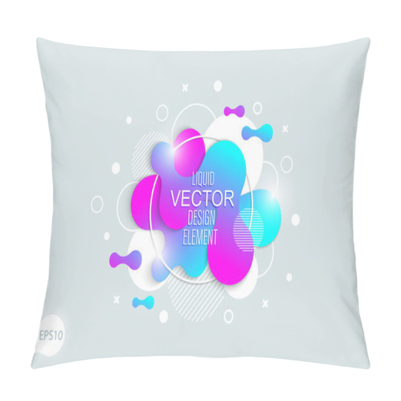 Personality  The Modern Vector Liquid Form Design Elements Pillow Covers