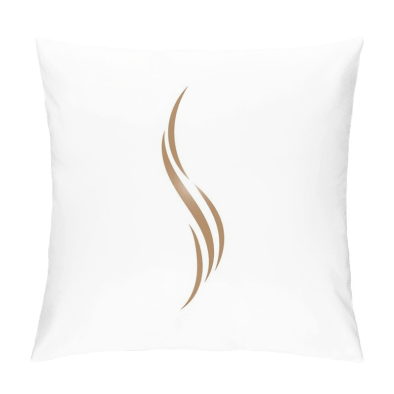 Personality  Hair Logo Template Vector Icon Illustration  Pillow Covers