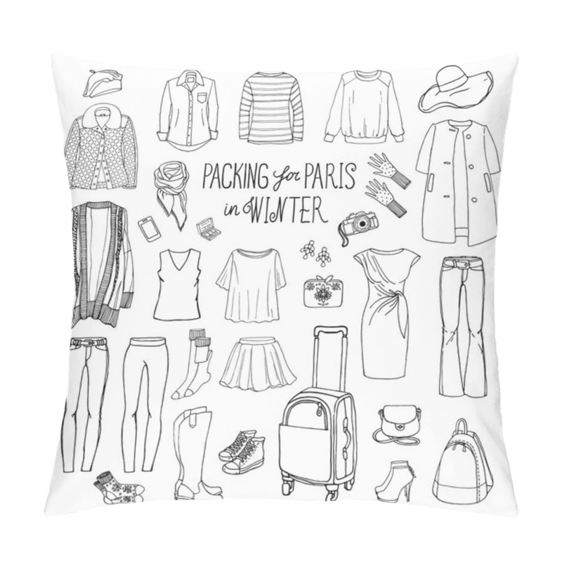 Personality  Set Of Travel Female Clothes Pillow Covers