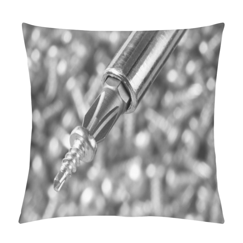 Personality  Screwdriver And Small Screw Pillow Covers