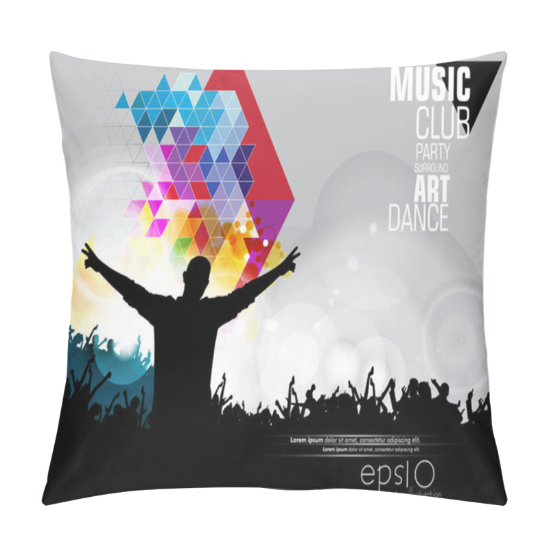 Personality  Abstract Music Poster Pillow Covers