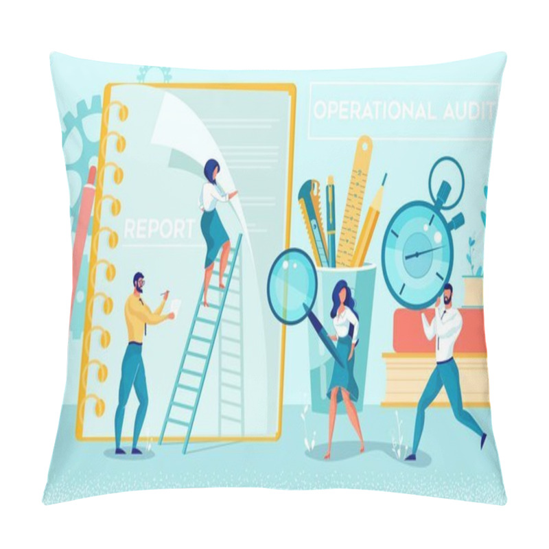 Personality  Operational Audit As Future Oriented Evaluation Pillow Covers