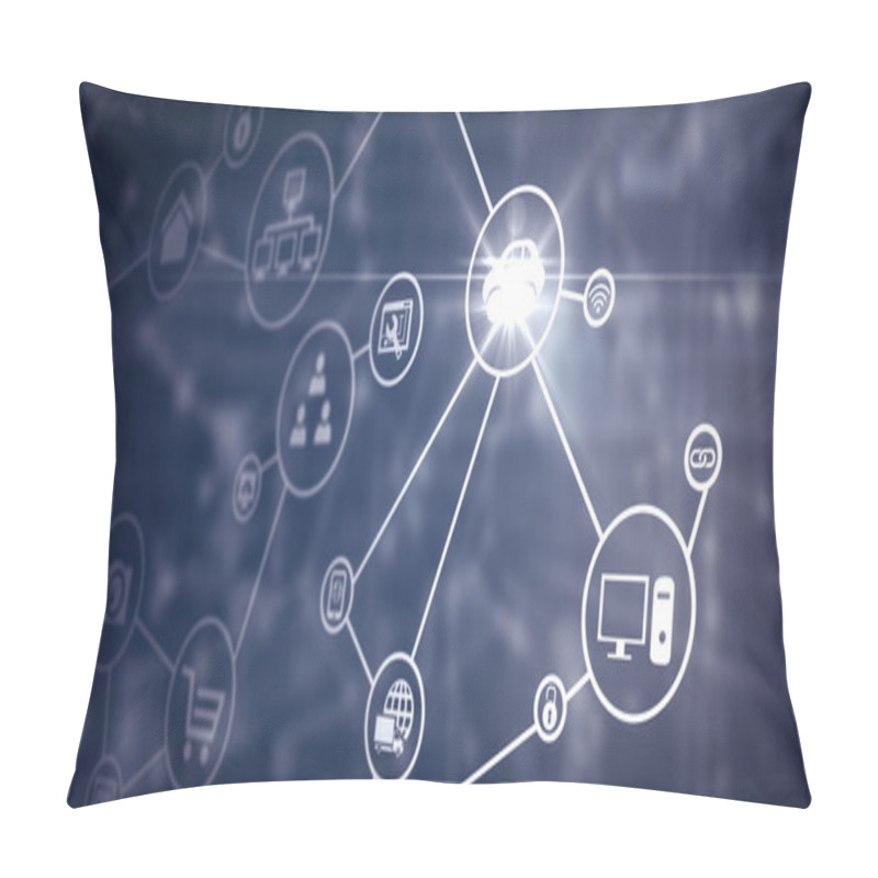 Personality  Smartphone Apps Icons Pillow Covers