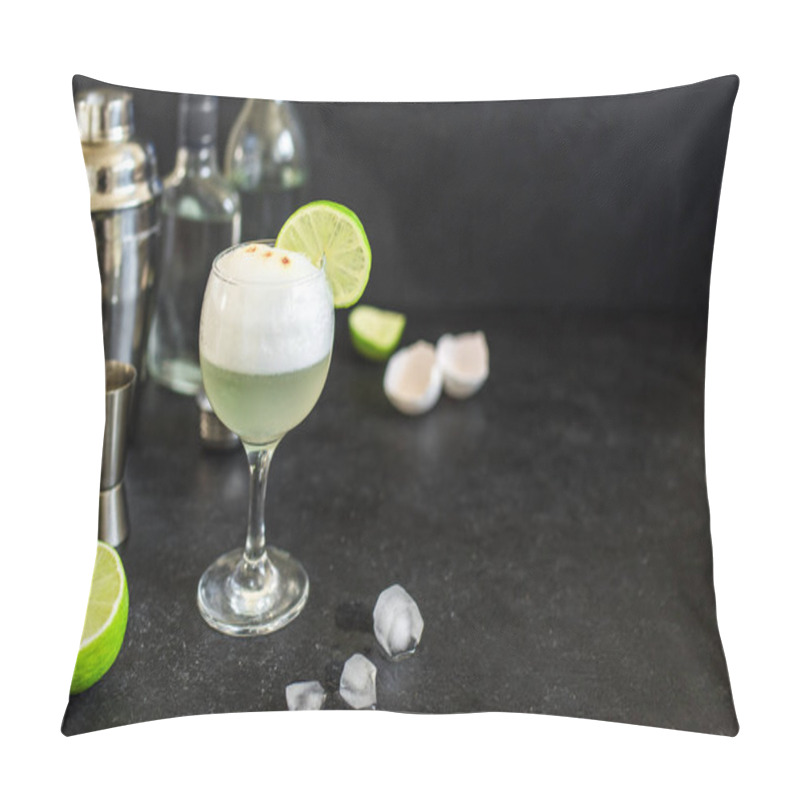 Personality  Pisco Sour Cocktail Pillow Covers