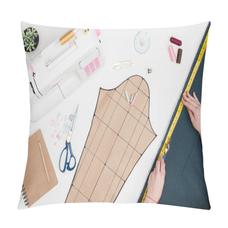 Personality  Tailor Measuring Textile Pillow Covers