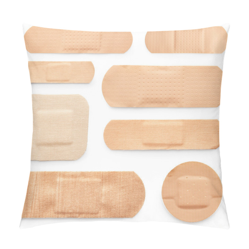 Personality  Set Of Adhesive Plasters Pillow Covers