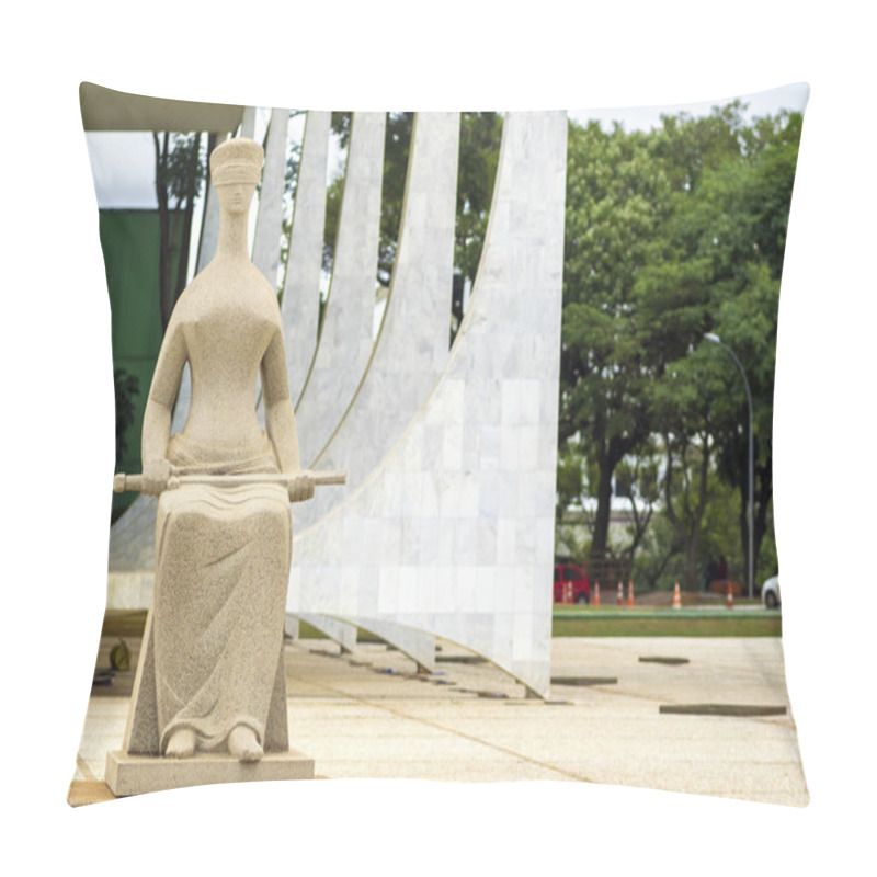 Personality  Federal Supreme Court Building In Brasilia, Capital Of Brazil Pillow Covers