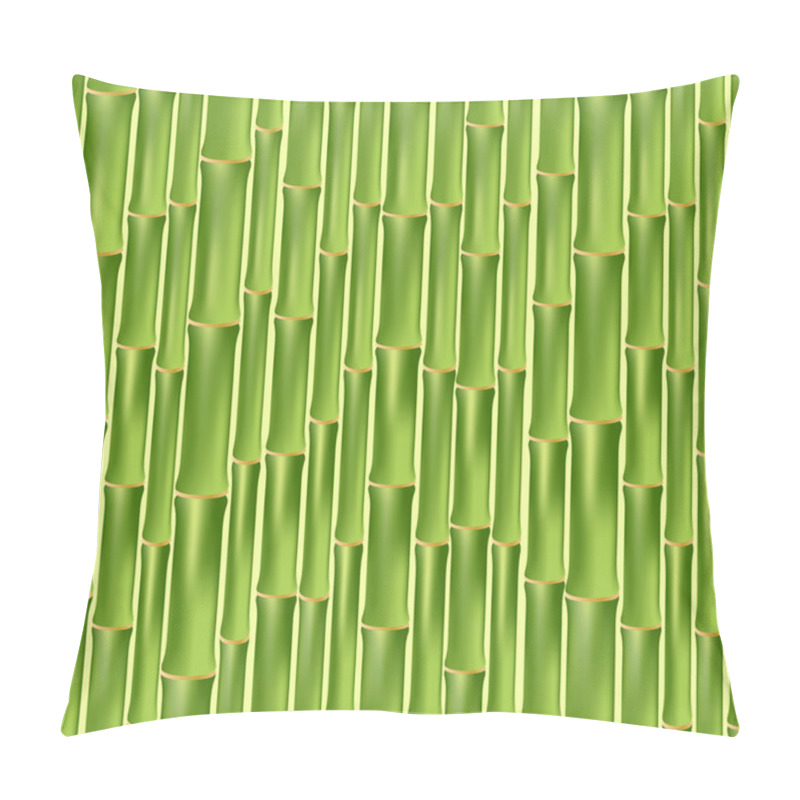 Personality  Green Bamboo Seamless Texture Pillow Covers