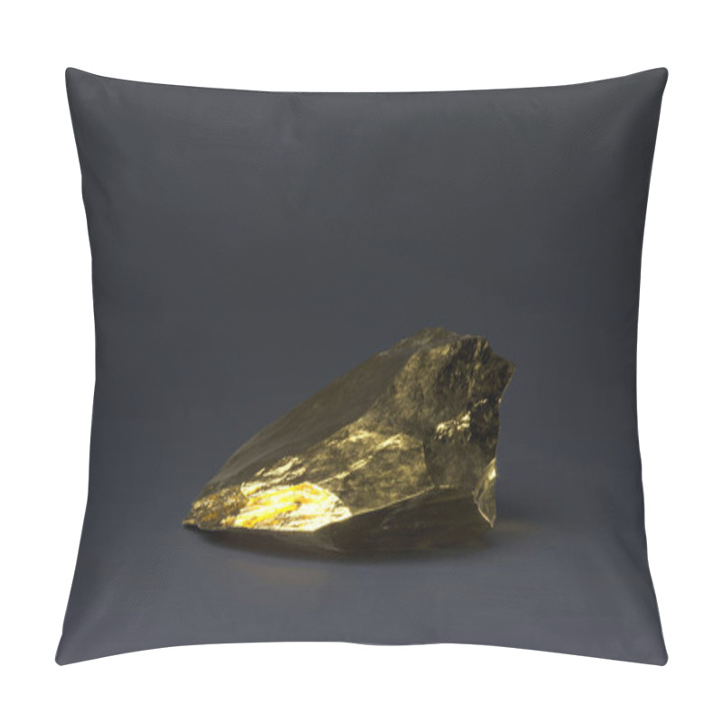 Personality  Marble Black And Gold Stome. 3D Rendering. Abstract Minimalistic Rock Object For Web Site Header Or Banner. Pillow Covers