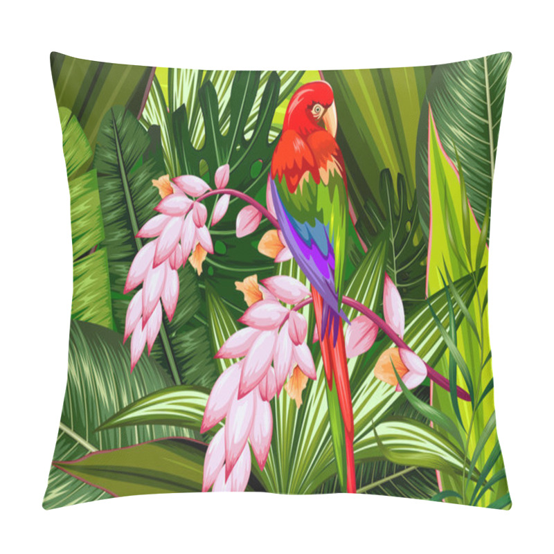 Personality  Exotic Tropical Background Pillow Covers