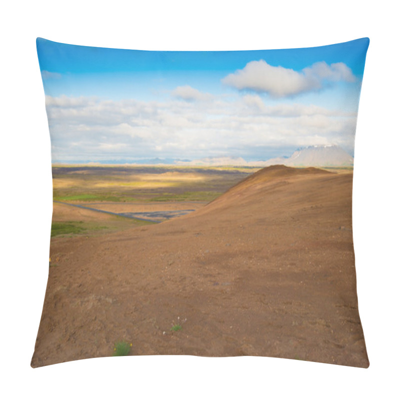 Personality  View From The Top Of The Namafjall, Iceland Pillow Covers