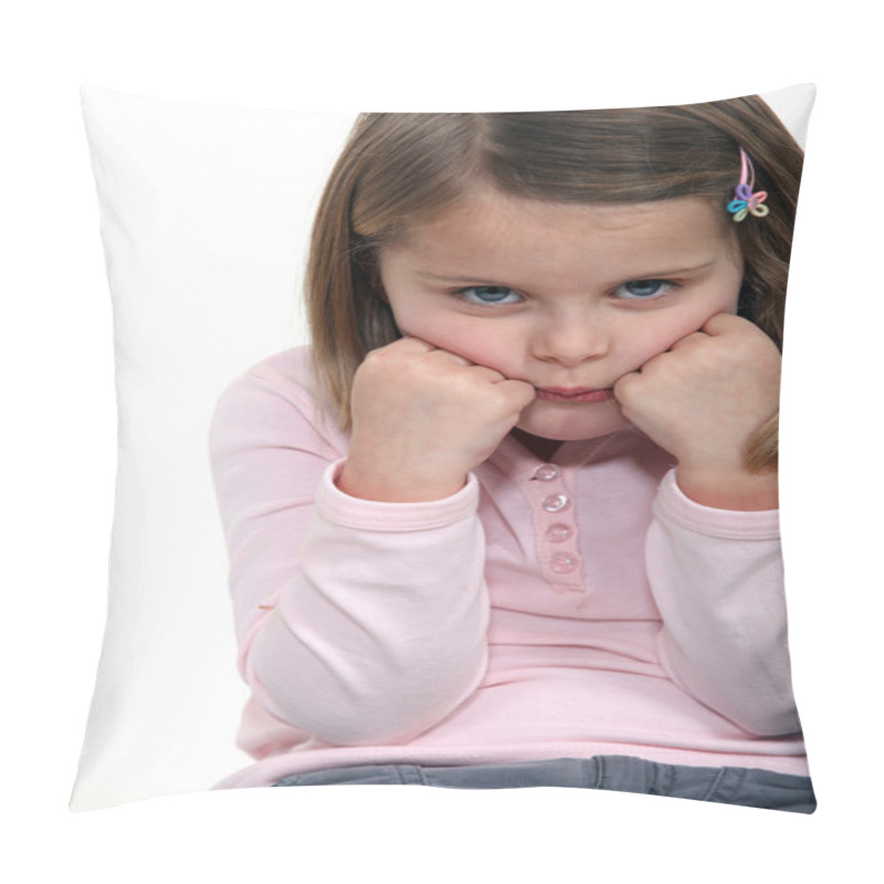 Personality  Angry Girl Pillow Covers