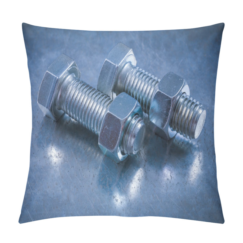 Personality  Threaded Bolts And Construction Nuts Pillow Covers