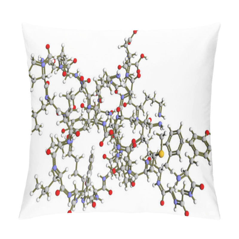 Personality  Beta-endorphin Molecular Structure Pillow Covers