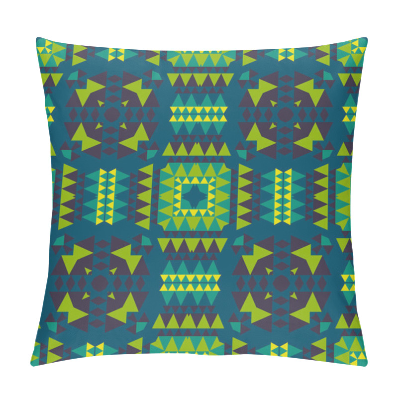 Personality  Geometric With Native, Tribal Look Seamless Pattern Pillow Covers