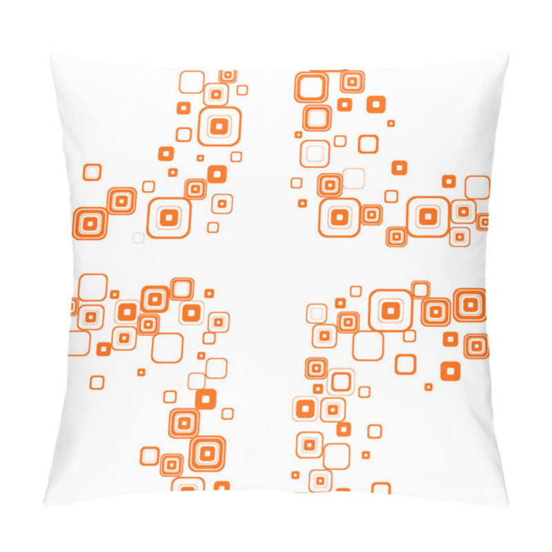 Personality  Seamless Nice Background From Squares. Pillow Covers