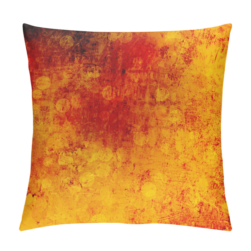 Personality  Grunge Rusty Scratched Metal Background With Dirty Streaks And S Pillow Covers