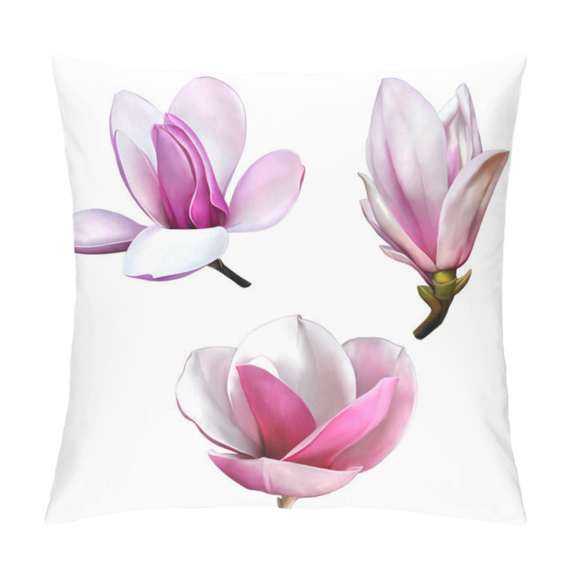 Personality  Beautiful Magnolia Flowers Pillow Covers