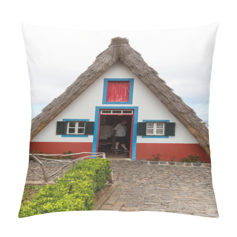 Personality  Traditional Rural House In Santana On Madeira Island Pillow Covers