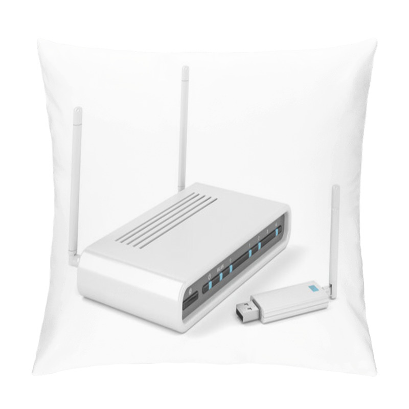 Personality  Usb Wireless Adapter And Router Pillow Covers