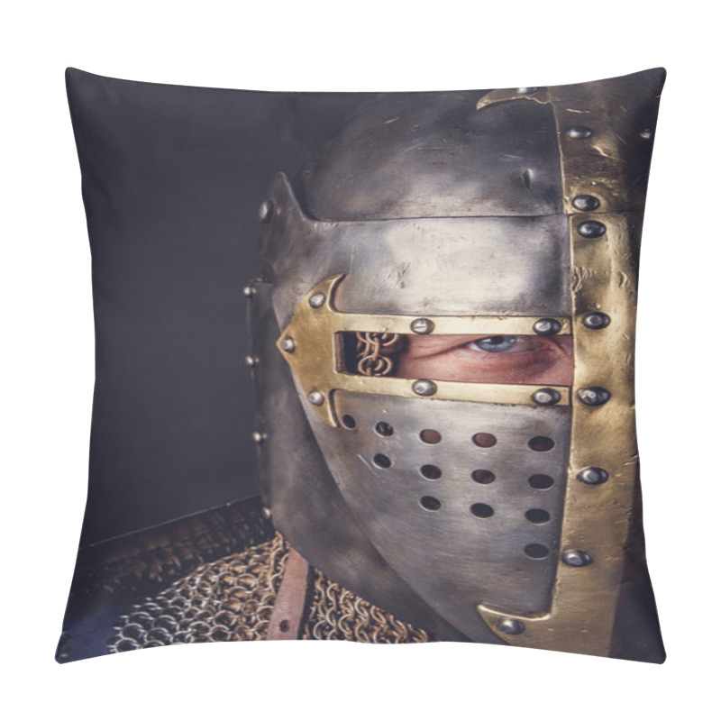 Personality  A Knight With A Sword And Helmet Pillow Covers