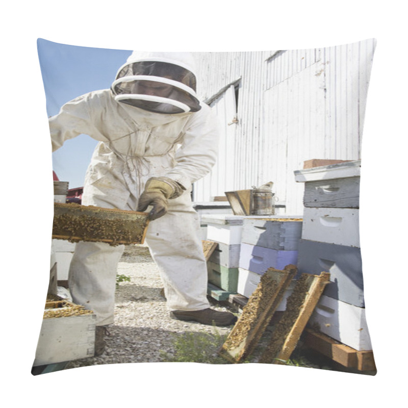 Personality  Beekeeper Moving Hive Pillow Covers