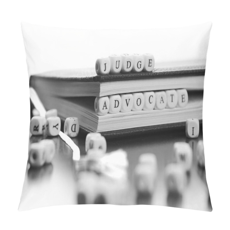 Personality  Text Justic On Cube Pillow Covers