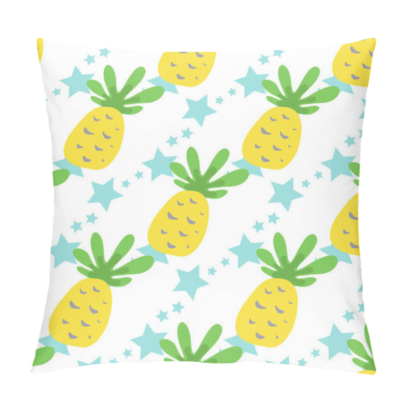 Personality  Seamless Pineapple Pattern Pillow Covers