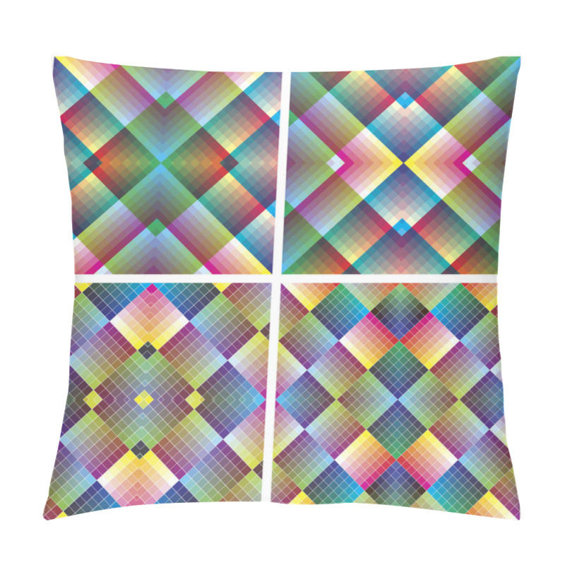 Personality  Art Deco Mosaic Tiles Pillow Covers