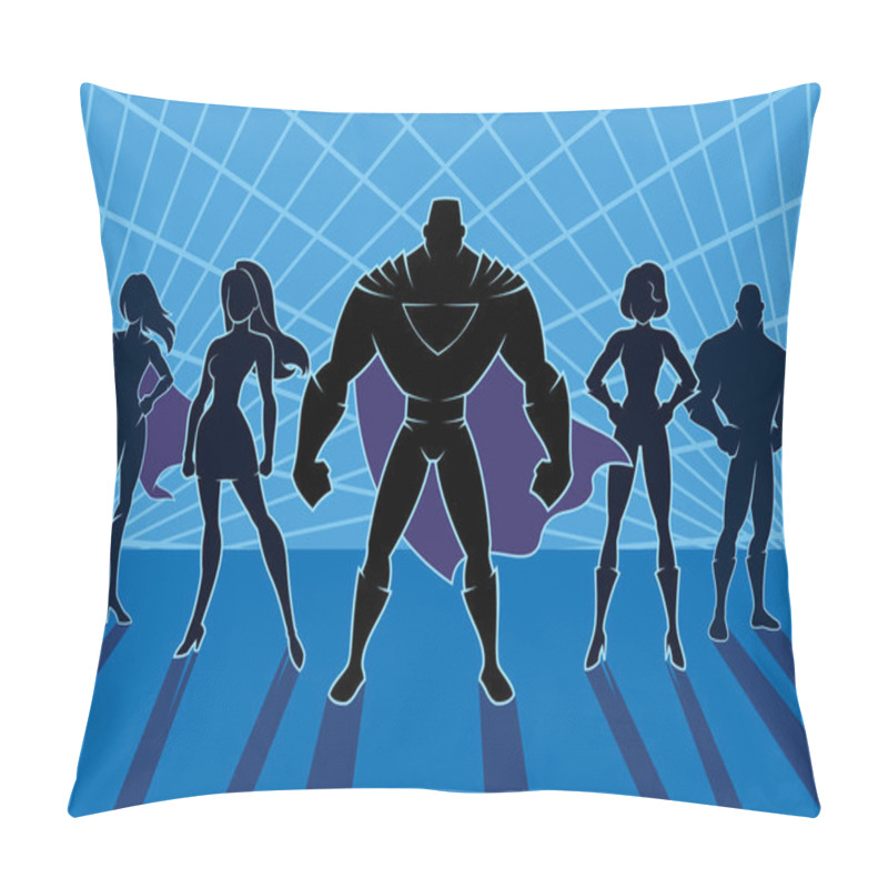 Personality  Superhero Team 2 Pillow Covers