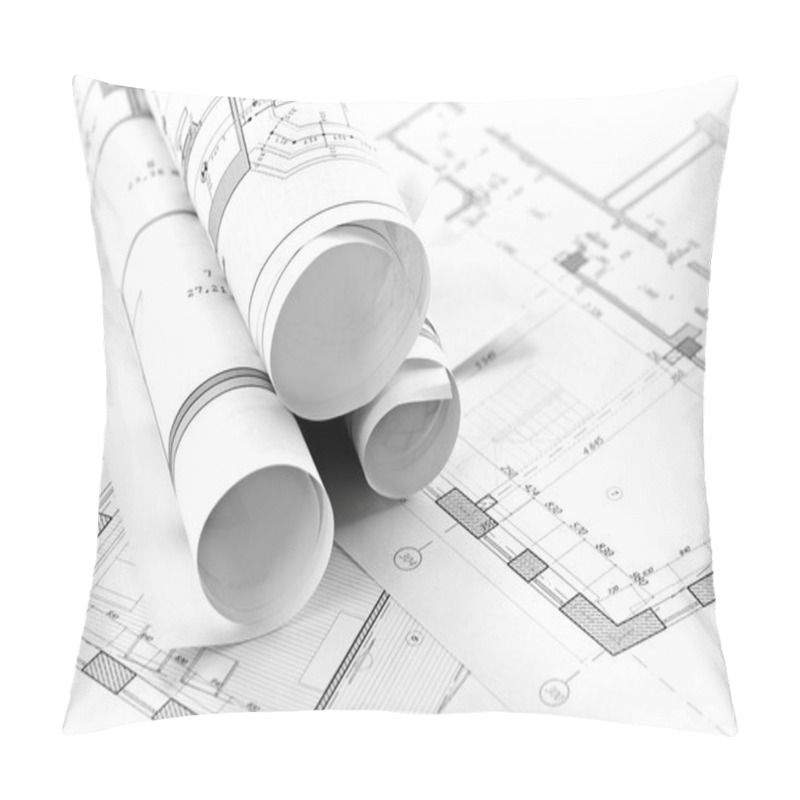 Personality  Part Of Architectural Project Pillow Covers