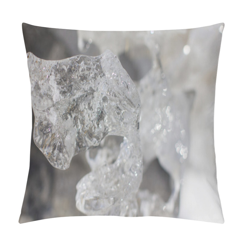 Personality  Ice Floe And Sun On Winter Baikal Lake Pillow Covers