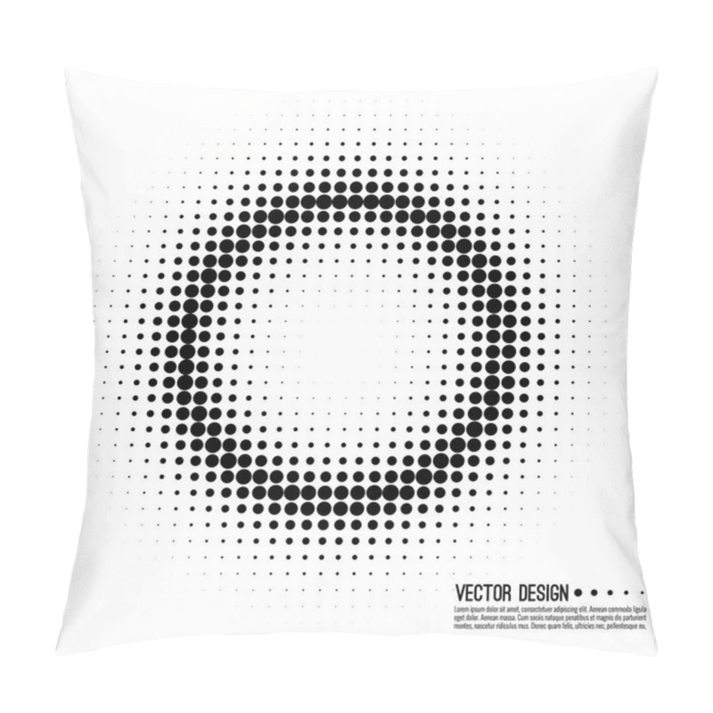 Personality  Halftone Pattern Vector Pillow Covers