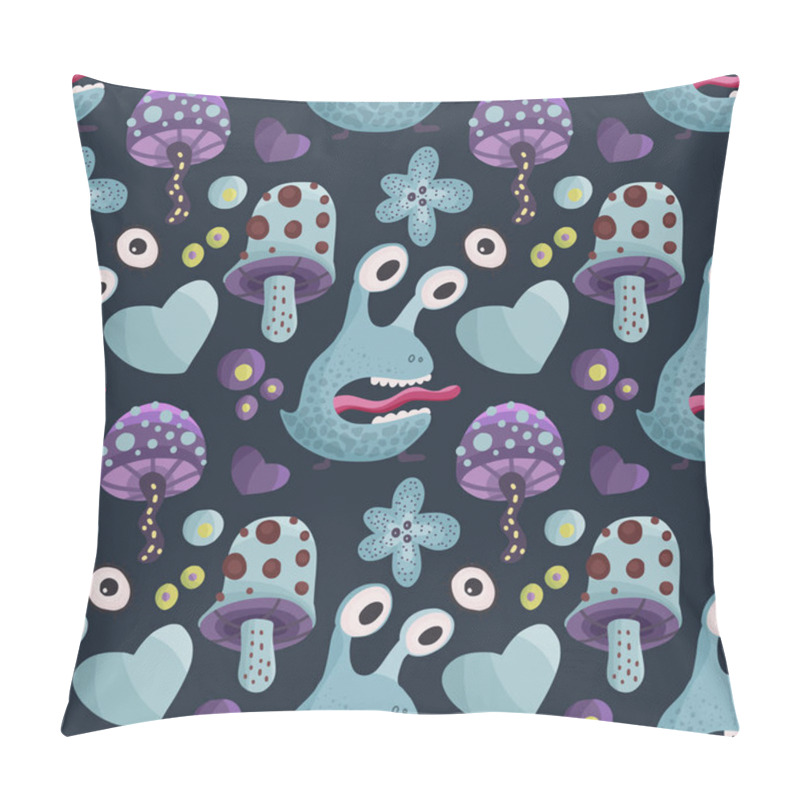 Personality  Cute Cartoon Monsters. Vector, Pillow Covers